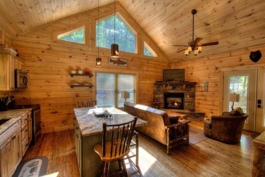 Honeymoon Getaway In Woods Near Noc And Smoky Mtn Rr Villa Bryson City Dış mekan fotoğraf