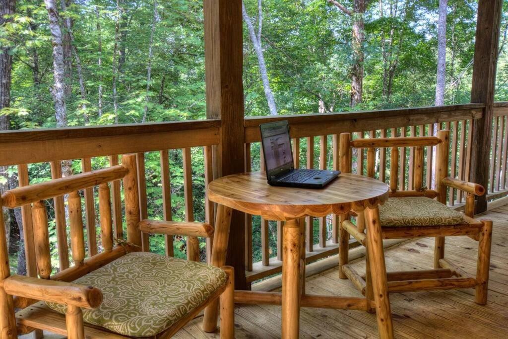 Honeymoon Getaway In Woods Near Noc And Smoky Mtn Rr Villa Bryson City Dış mekan fotoğraf